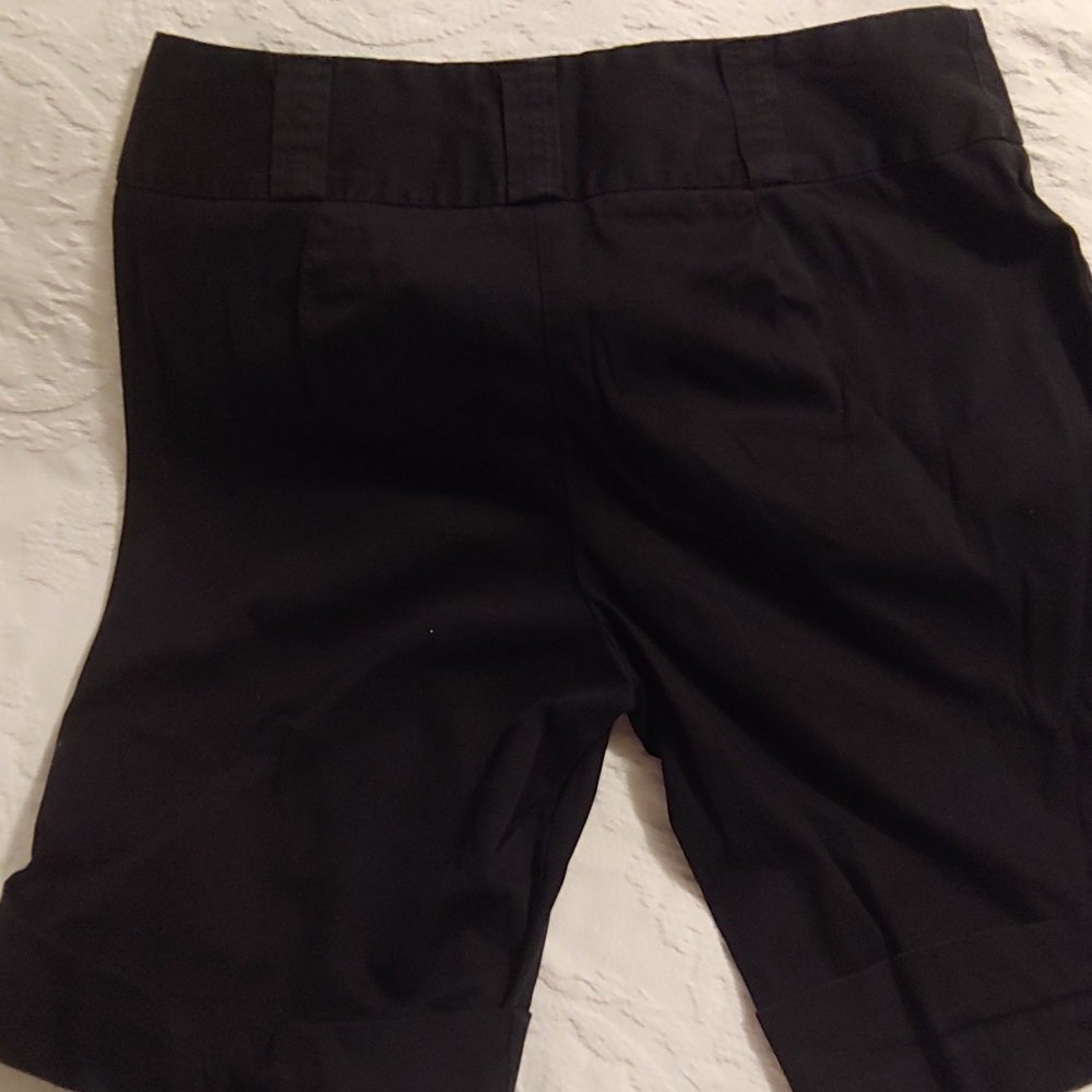 Black Bermuda shorts